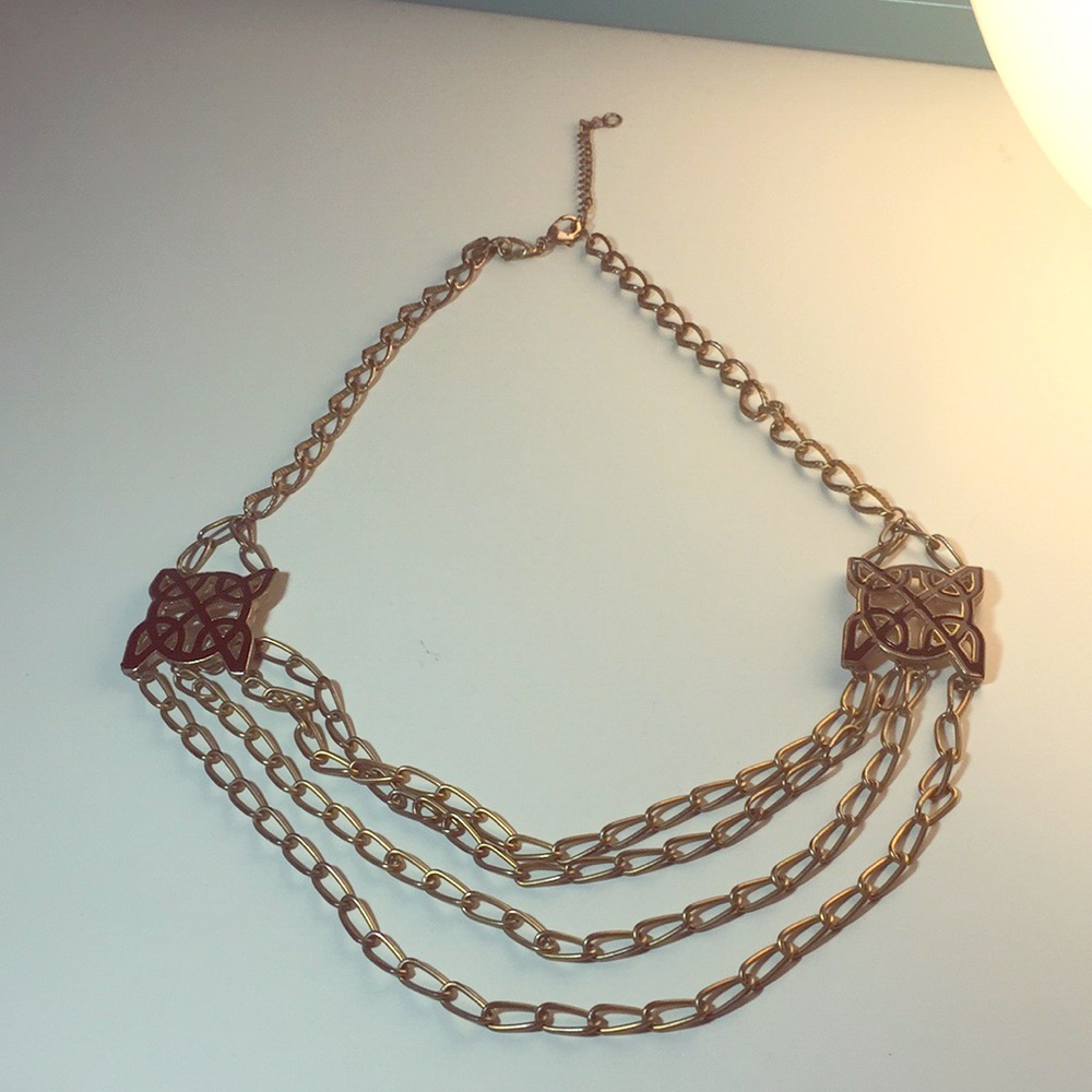 Matte Gold Necklace